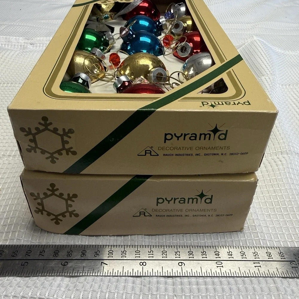 Vintage Pyramid Glass 29‎ Multi Color 1.5